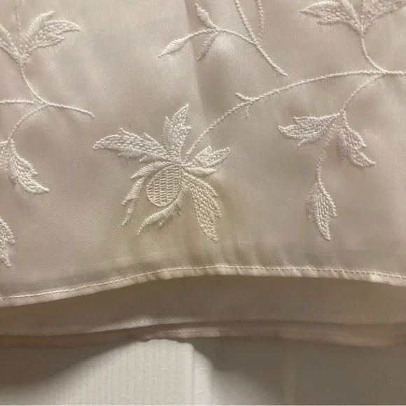 Vintage 100% Silk Embroidered Cream Blazer and Tank Set - Rena Rowan 4P - Picture 8 of 14